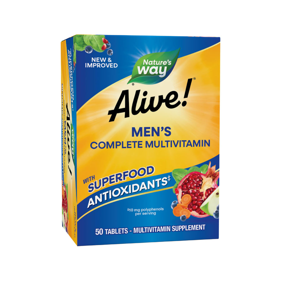 Nature's Way Alive Men's Complete Daily Multivitamin, 50 Count
