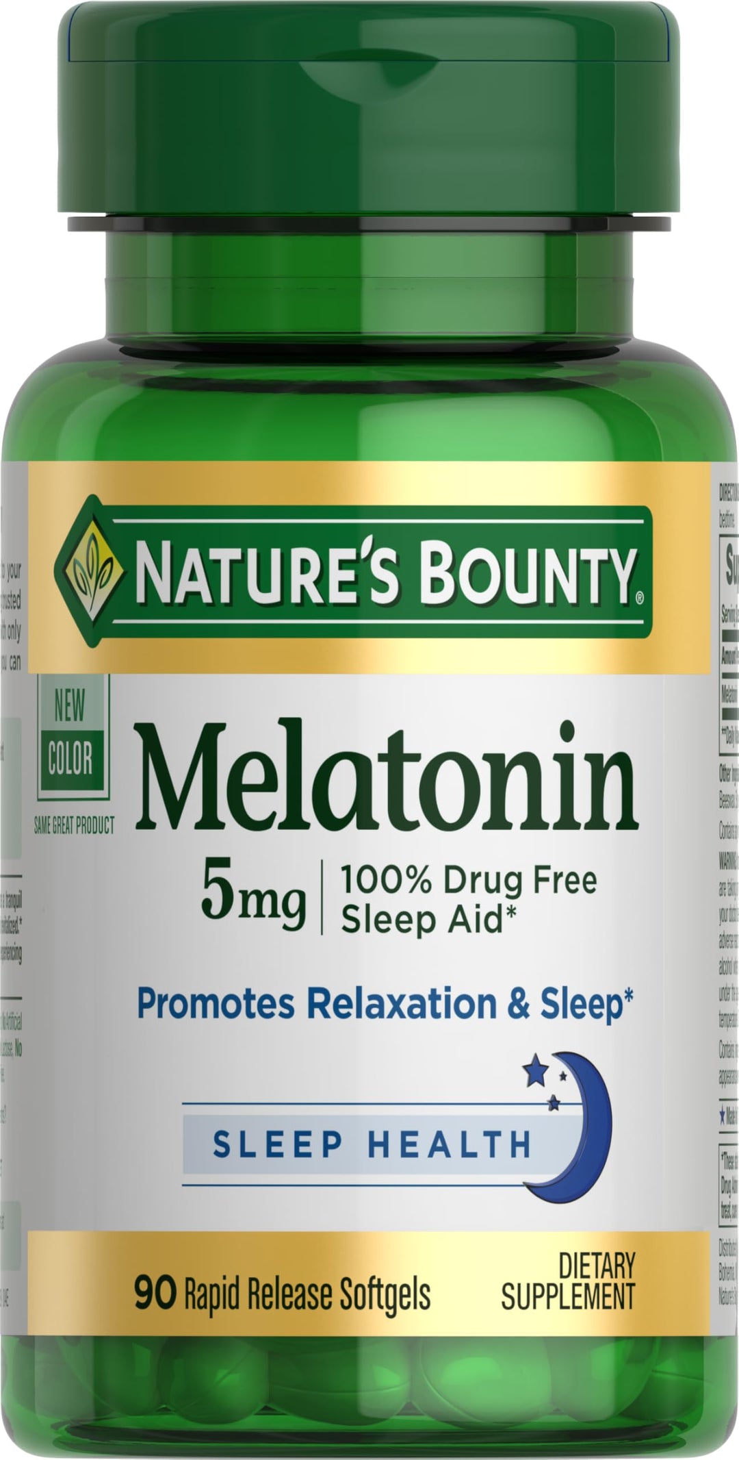 Nature's Bounty Super Strength Melatonin, 5 mg, 90 Count
