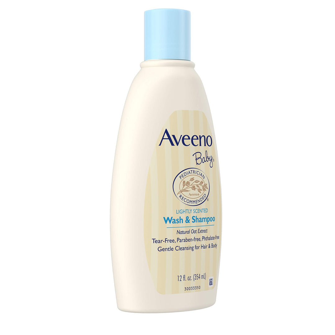 Aveeno Baby Wash And Shampoo, 12 fl oz