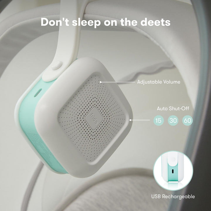 Frida Baby 2-in-1 Portable Sound Machine and Nightlight, 5 Sounds and 3 Light Modes