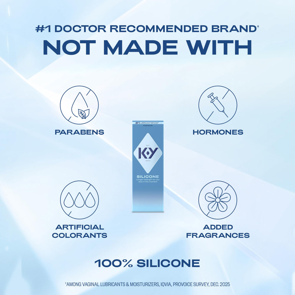 K-Y True Feel Premium Silicone Personal Lubricant, 4.5 oz