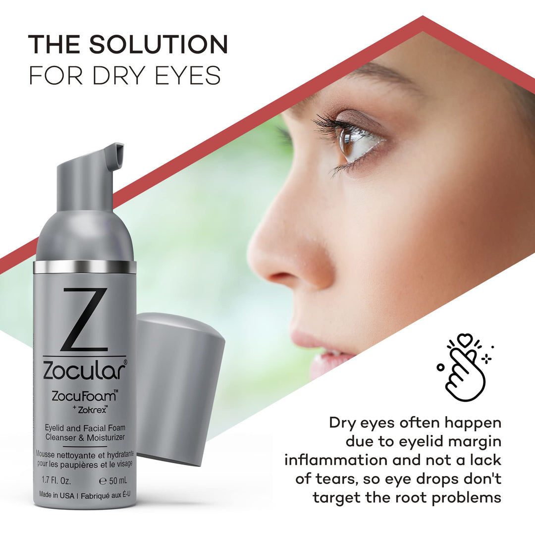Zocular ZocuFoam Foaming Eyelid Cleansing Foam, 50 ml