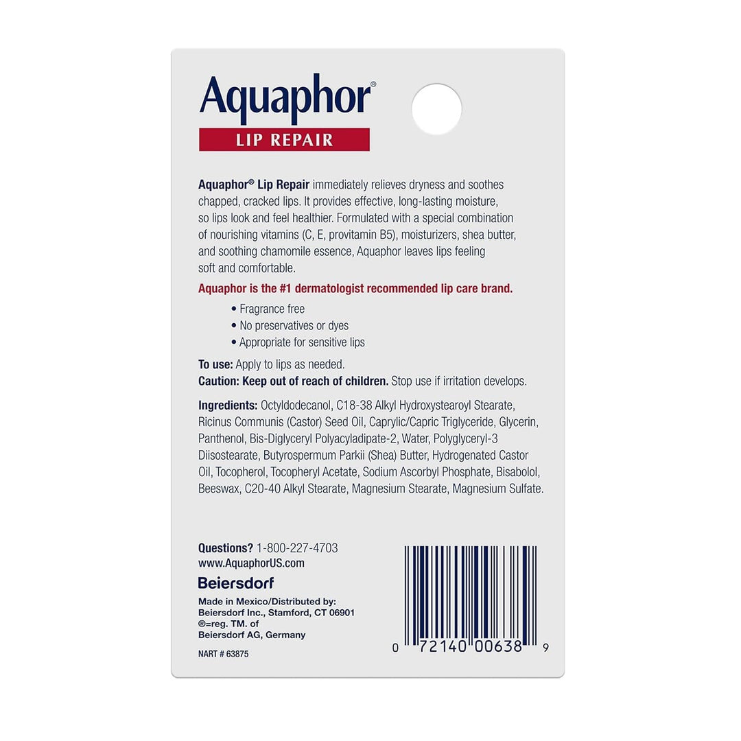 Aquaphor Lip Repair Ointment, 0.35 fl oz