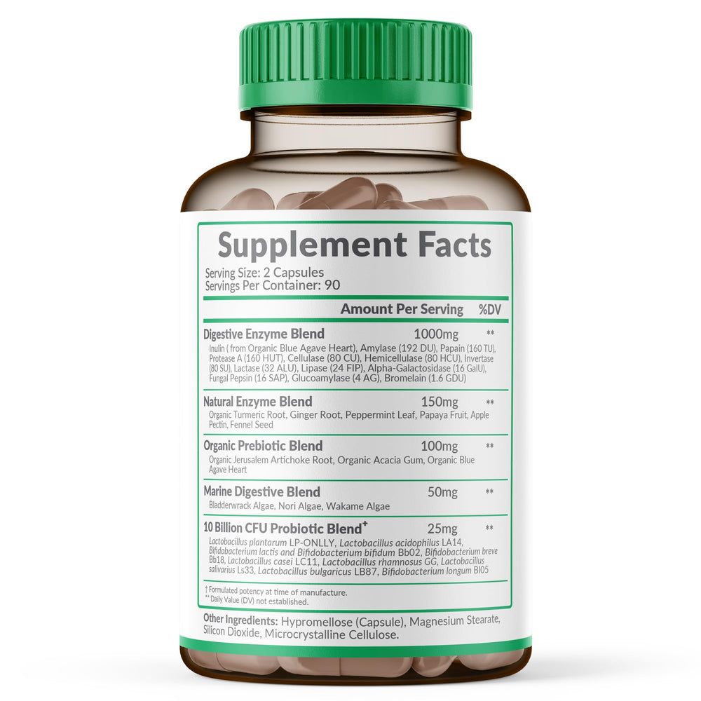 Wholesome Wellness Digestive Enzymes, 1000 mg, 180 Count