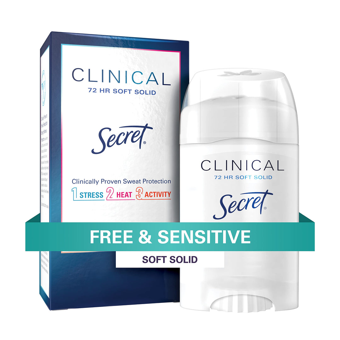 Secret Clinical Strength Antiperspirant And Deodorant, Sensitive Unscented, 1.6 oz