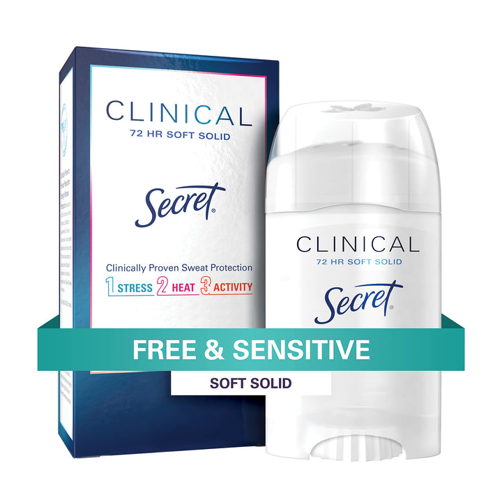 Secret Clinical Strength Antiperspirant And Deodorant, Sensitive Unscented, 1.6 oz