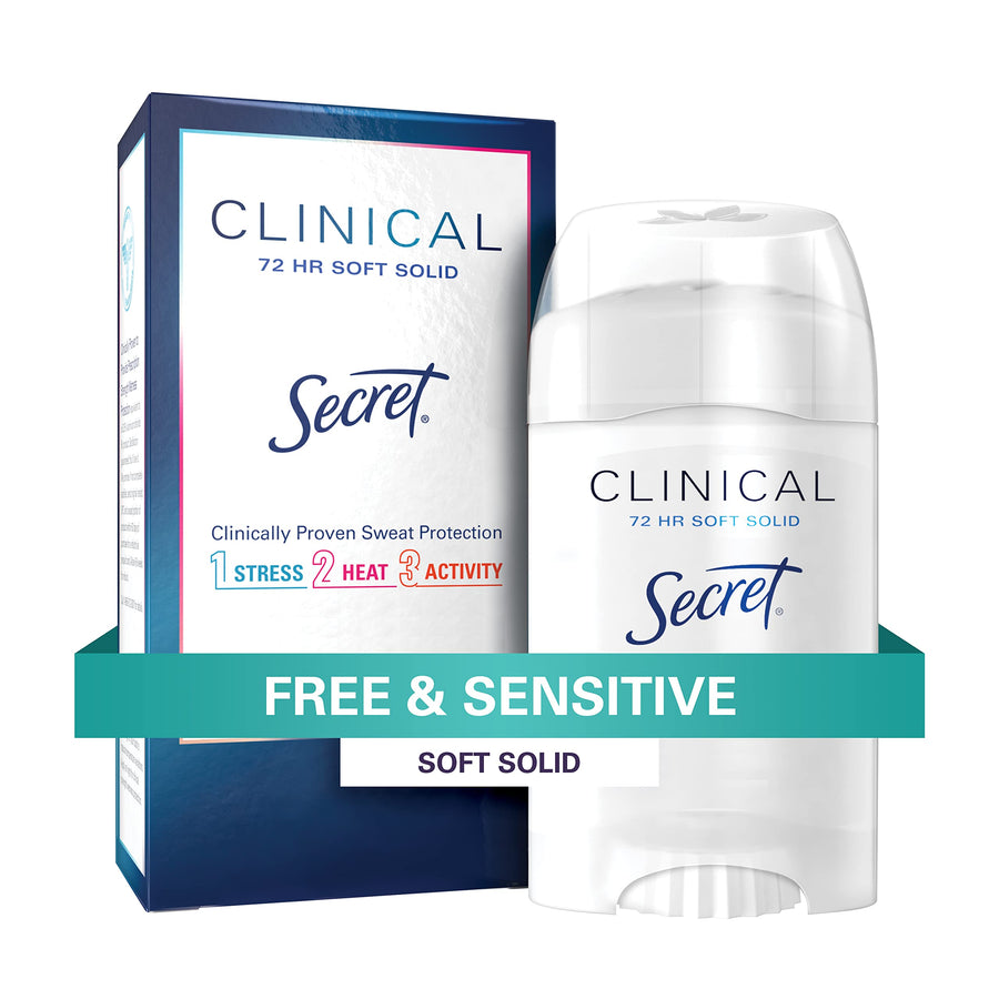 Secret Clinical Strength Antiperspirant And Deodorant, Sensitive Unscented, 1.6 oz