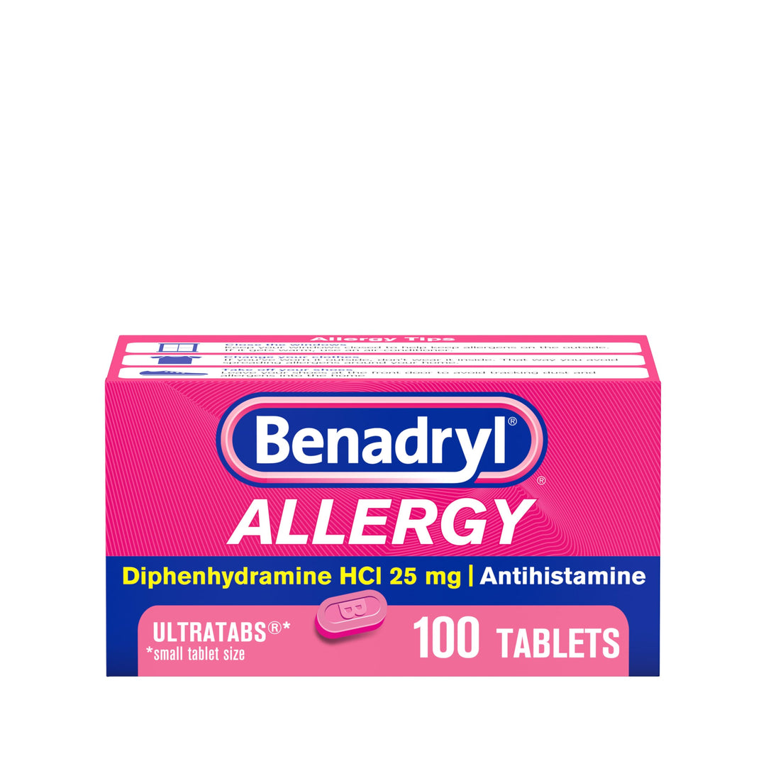 Benadryl Ultra Tabs Antihistamine Allergy Relief With Diphenhydramine