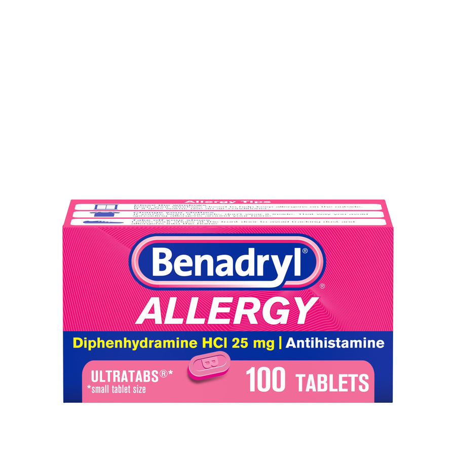 Benadryl Ultra Tabs Antihistamine Allergy Relief With Diphenhydramine