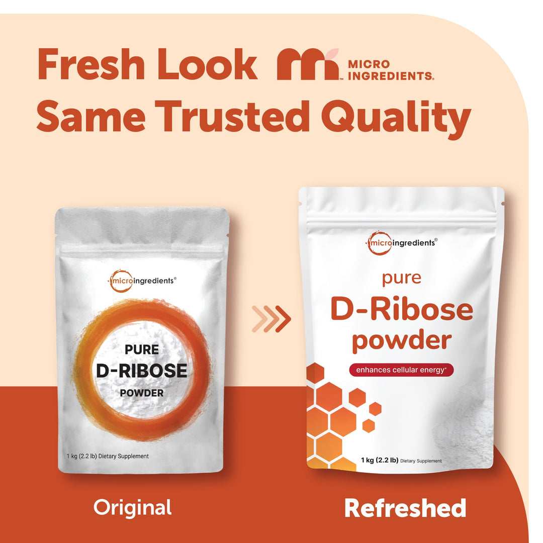 Micro Ingredients Pure D Ribose Powder, 1 kg