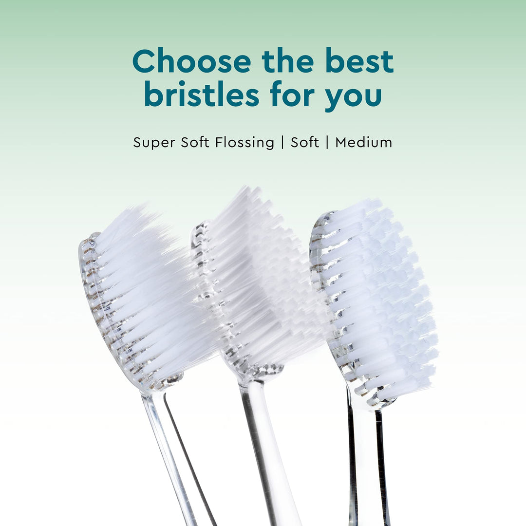 Radius Toothbrush Replacement Brush Heads, Soft Big Head, 2 Count