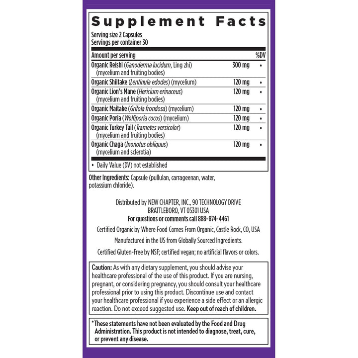 New Chapter LifeShield Immune Support Supplement, 60 Count