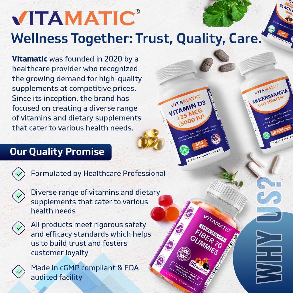 Vitamatic Lactobacillus Gasseri, 12 Billion CFU, 60 Count