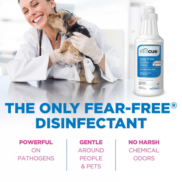 REScue One-Step Ready-to-Use Disinfectant Cleaner And Deodorizer, 32 oz