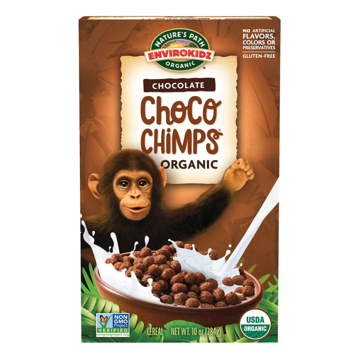 EnviroKidz Organic Chocolate Choco Chimps Cereal, 10 oz