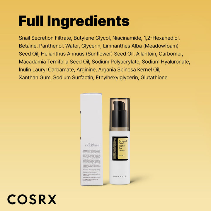 COSRX Advanced Snail Peptide Eye Cream, 25 ml