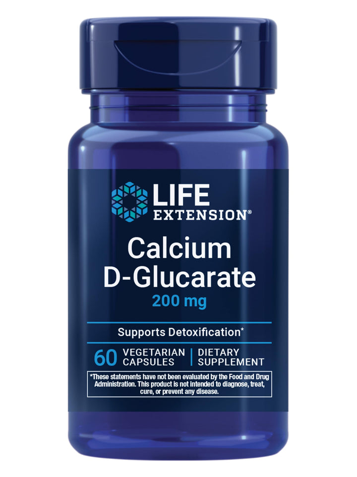 Life Extension Calcium D-Glucarate, 200 mg, 60 Count