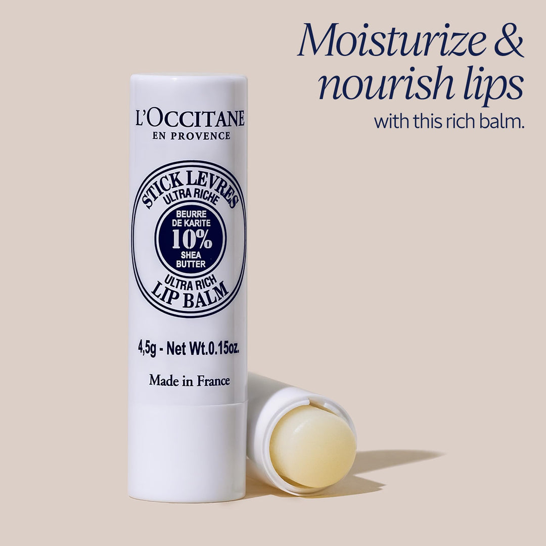 L'OCCITANE Shea Butter Lip Balm Stick, 5 ml