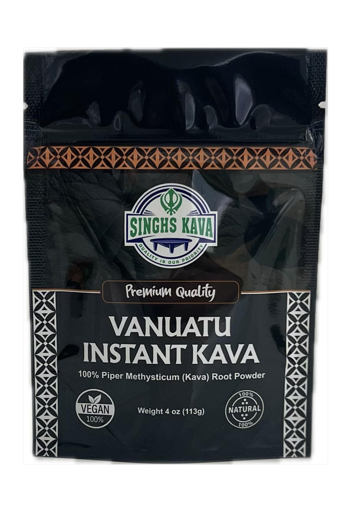 SINGHS Micronized Instant Kava Powder, Vanuatu, 4 oz