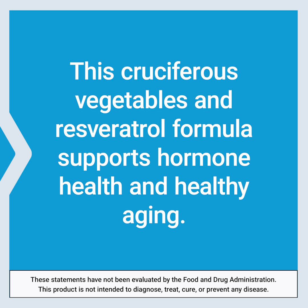 Life Extension Triple Action Cruciferous Vegetable Extract, Resveratrol, 60 Count