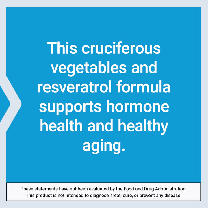 Life Extension Triple Action Cruciferous Vegetable Extract, Resveratrol, 60 Count
