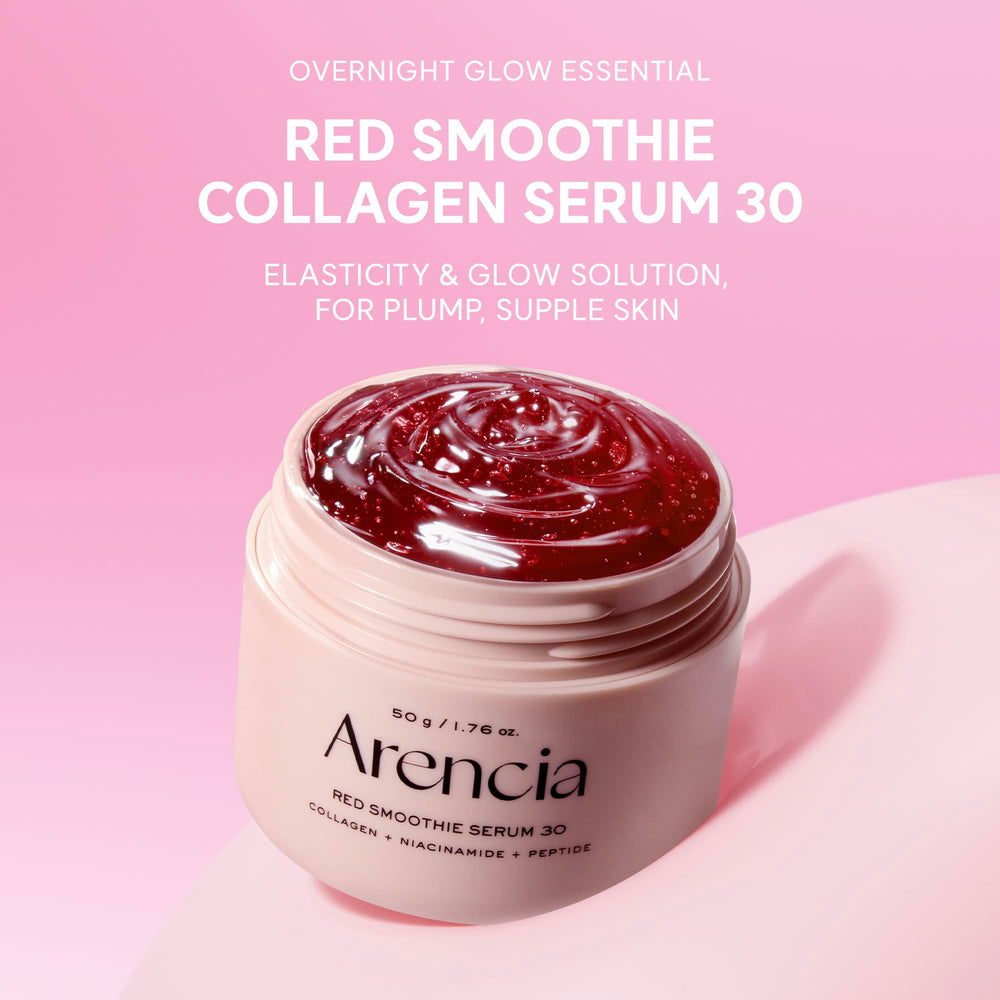 ARENCIA Overnight Red Smoothie Face Mask Serum, 30% Red Collagen