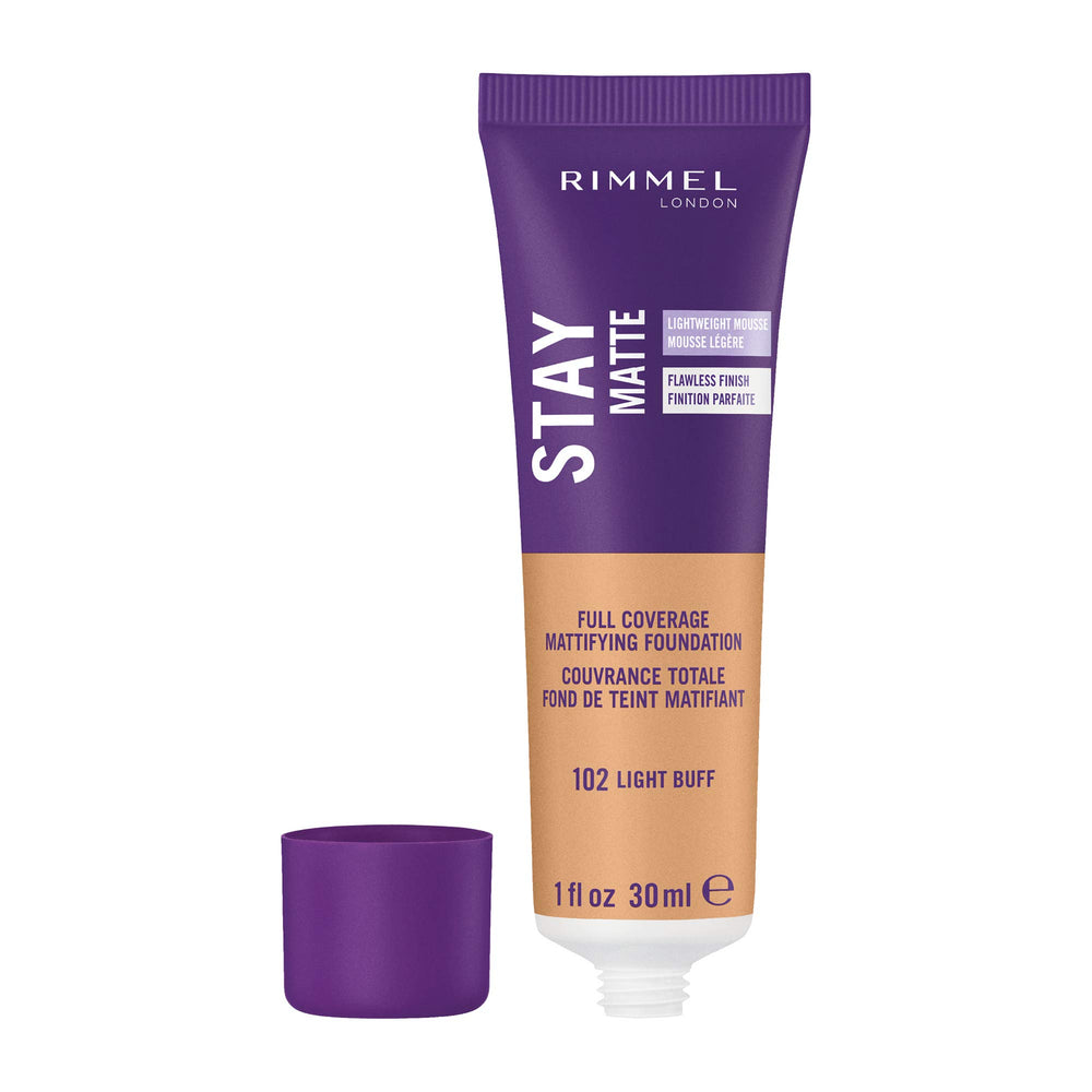 Rimmel Stay Matte Foundation, Light Nude, 1 fl oz