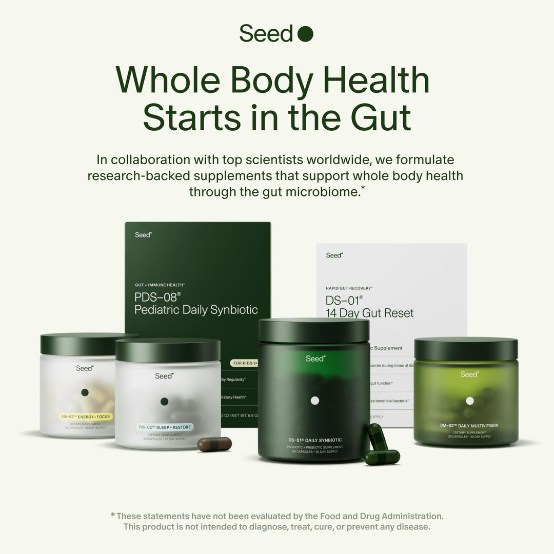 Seed DS-01 Daily Synbiotic, 60 Count, 53.6 Billion AFU