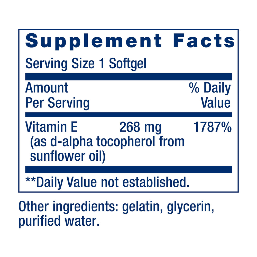 Life Extension Super Vitamin E, 268 mg, 90 Count