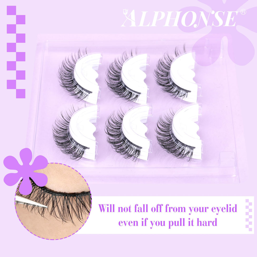 alphonse Self Adhesive Eyelashes, 3 Count