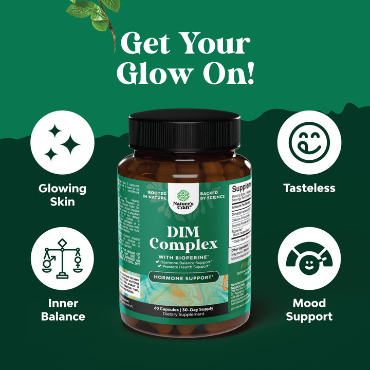 Natures Craft DIM Supplement, 300 mg, 60 Count