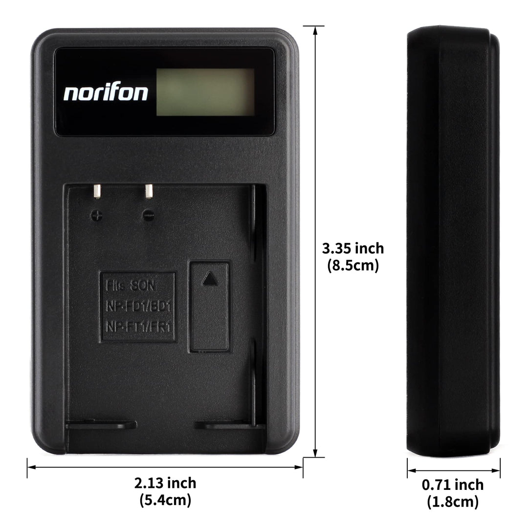 Norifon NP-BD1 LCD USB Charger for Sony Cyber-Shot Cameras