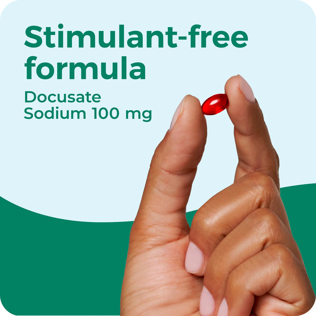 Dulcolax Stool Softener Laxative, Liquid Gel Capsules, 50 Count