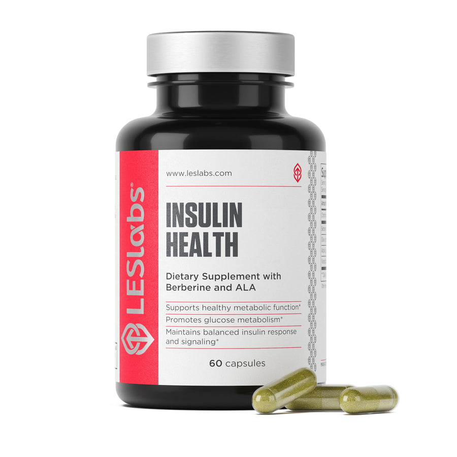 LES Labs Insulin Health Metabolism Support Supplement, 60 Count