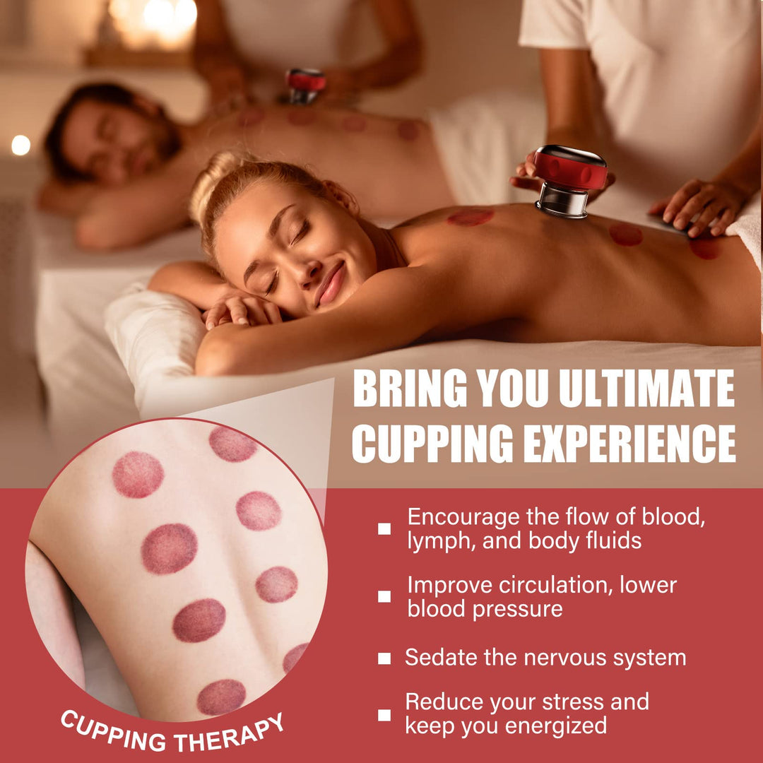 VERYCOZY Electric Cupping Therapy Set, 3 in 1, 12 Modes