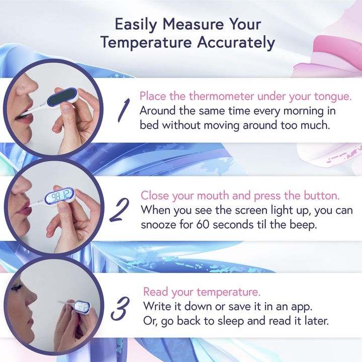 iProvèn Basal Body Thermometer, 1/100 Degree