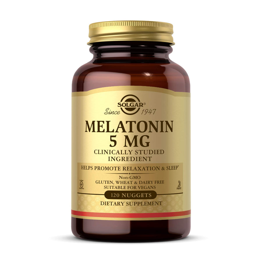 Solgar Melatonin Nuggets, 5 mg, 120 Count