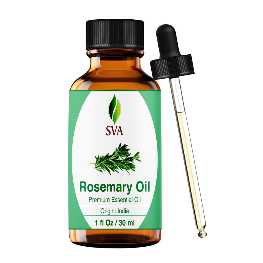 SVA Organics Rosemary Essential Oil, Organic, 1 oz