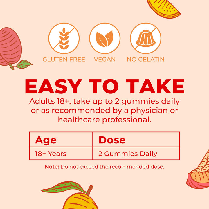MARYRUTH'S Multivitamin Hair Growth Gummies, 30 Servings