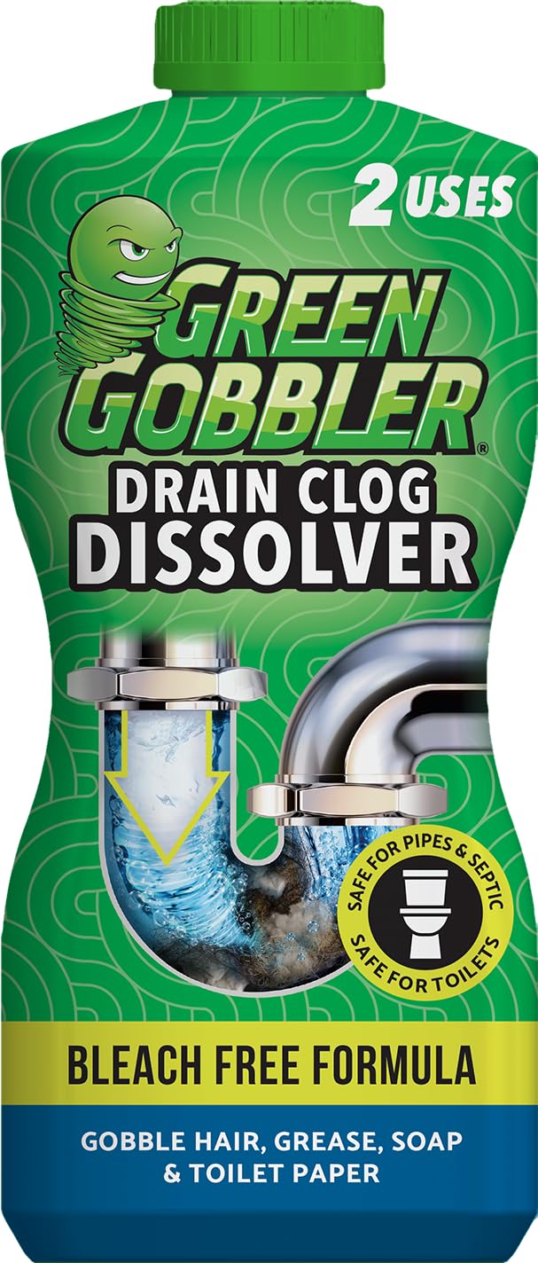 Green Gobbler Drain Clog Dissolver, 31 oz