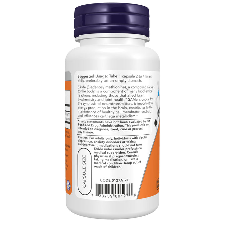NOW SAMe 200 mg, 60 Count