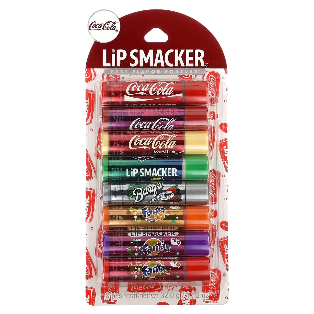 Lip Smacker Party Pack Lip Gloss, Coca-Cola, 8 Count, Pack of 4