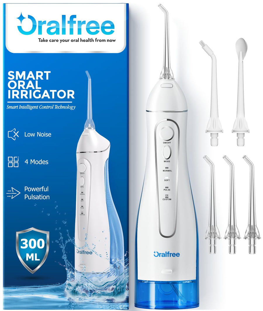 Oralfree Water Dental Flosser, White