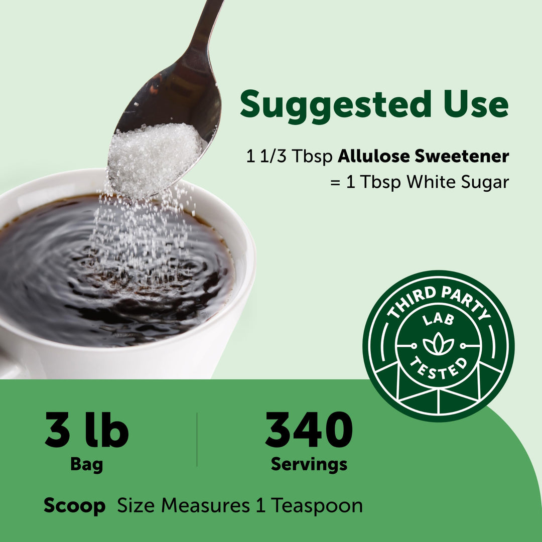 Micro Ingredients Allulose Sweetener, 3 lb