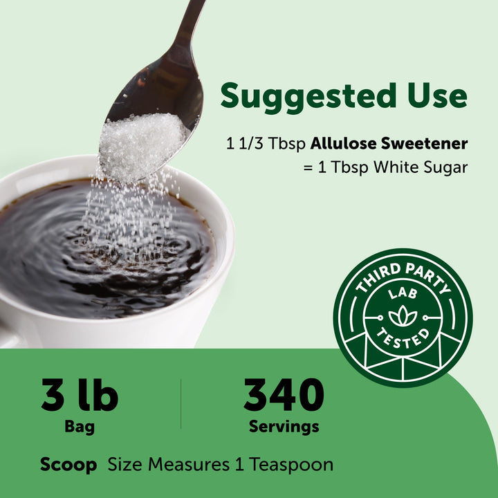 Micro Ingredients Allulose Sweetener, 3 lb
