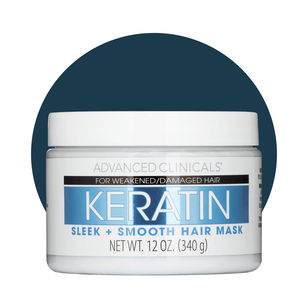 Advanced Clinicals Keratin Hair Mask Treatment, 12 fl oz