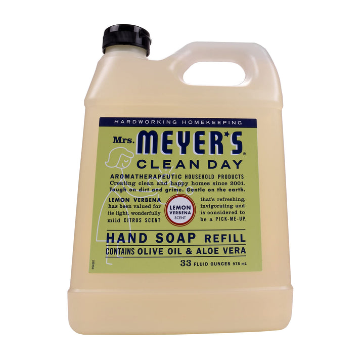 Mrs. MEYER'S Clean Day Liquid Hand Soap Refill, Lemon Verbena, 33 fl oz