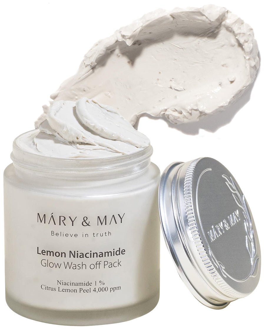 Mary&May Lemon Niacinamide Glow Wash Off Pack, 125 g