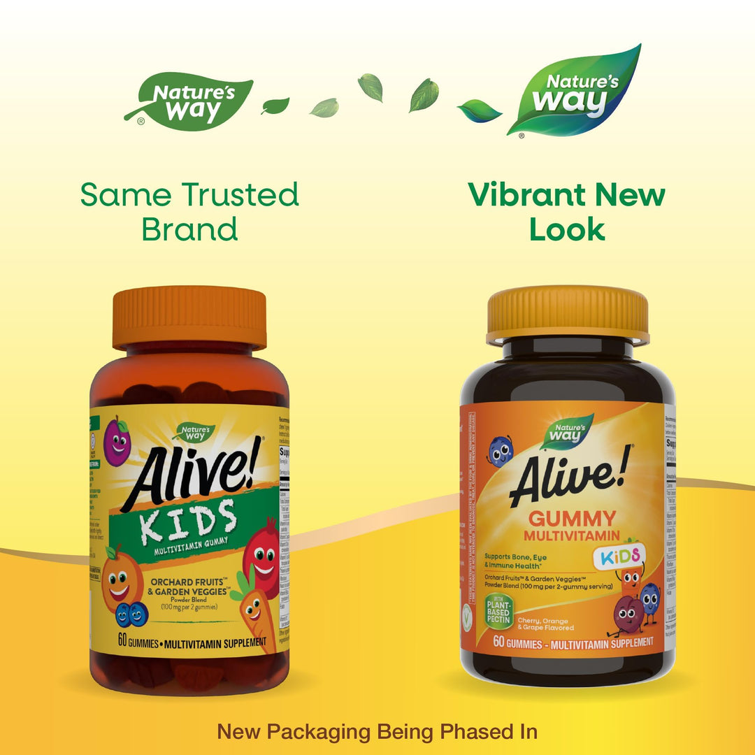 Nature's Way Alive Gummies Children's Multivitamin, 60 Count