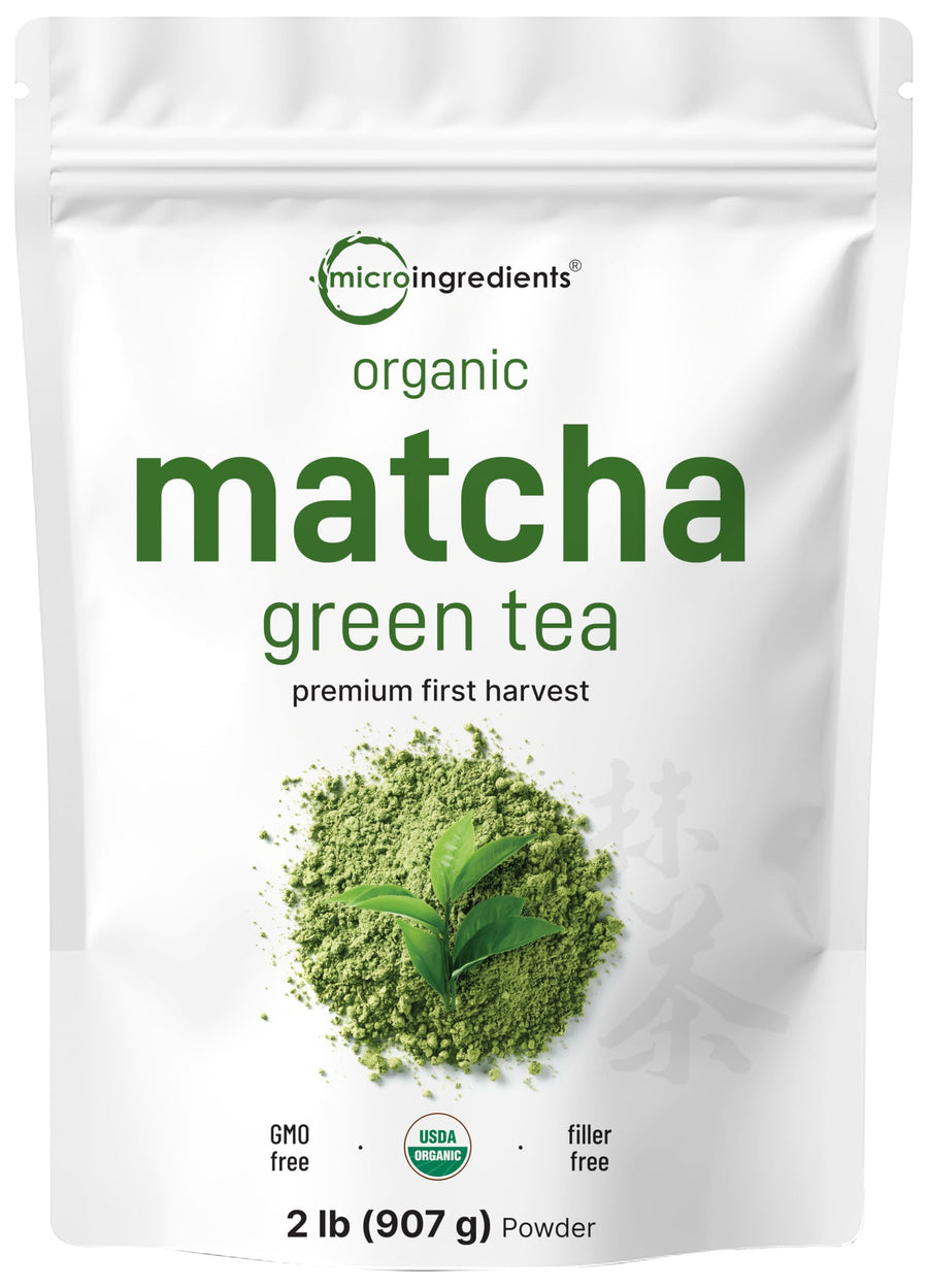 Micro Ingredients Organic Matcha Green Tea Powder, 2 lb